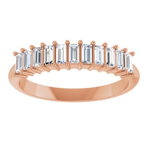 New Trends - Elodie - 14K Rose Gold 1/2 CTW Natural Diamond Anniversary Band