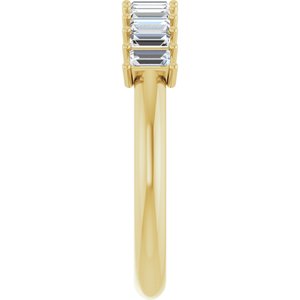 New Trends - Elodie - 14K Yellow Gold 1/2 CTW Natural Diamond Anniversary Band