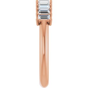 New Trends - Elodie - 14K Rose Gold 1/2 CTW Natural Diamond Anniversary Band