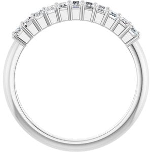 New Trends - Elodie - Platinum 1/2 CTW Natural Diamond Anniversary Band