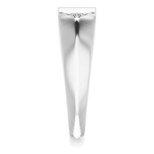 Hammered - Isaiah - Platinum 3/8 CTW Lab-Grown Diamond Band