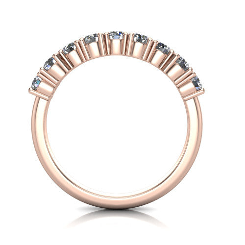 Blake - Women's 14k Gold Diamond Wedding Ring 14K Rose Gold - Natural Diamond