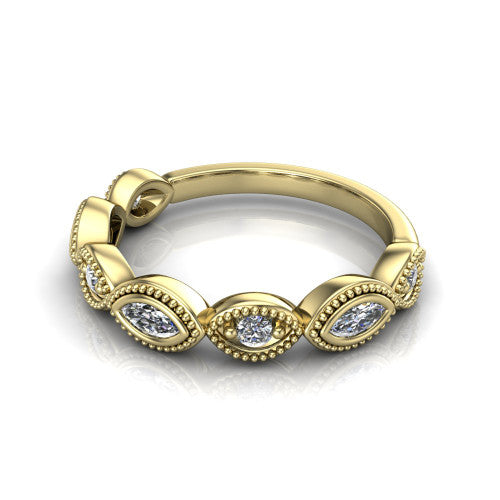 Taylor - Women's 14k Gold Diamond Wedding Ring 14K Yellow Gold - Natural Diamond