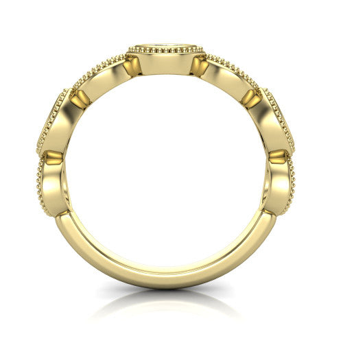 Taylor - Women's 14k Gold Diamond Wedding Ring 14K Yellow Gold - Natural Diamond