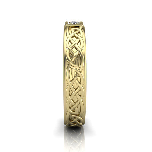 Felicity - Women's 14k Gold Diamond Eternity Wedding Ring 14K Yellow Gold - Natural Diamond