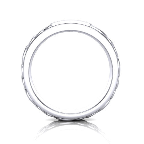 Felicity - Women's 14k Gold Diamond Eternity Wedding Ring 14K White Gold - Natural Diamond