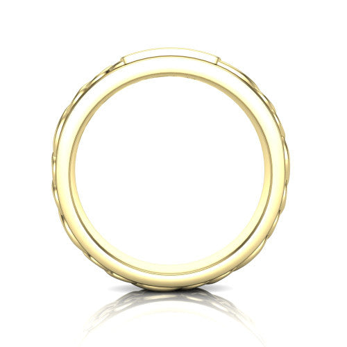 Felicity - Women's 14k Gold Diamond Eternity Wedding Ring 14K Yellow Gold - Natural Diamond