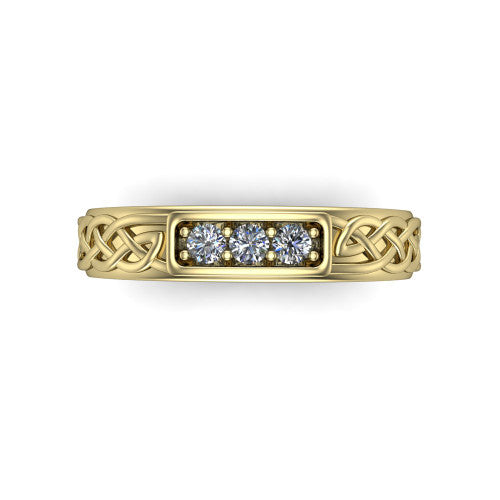 Felicity - Women's 14k Gold Diamond Eternity Wedding Ring 14K Yellow Gold - Natural Diamond