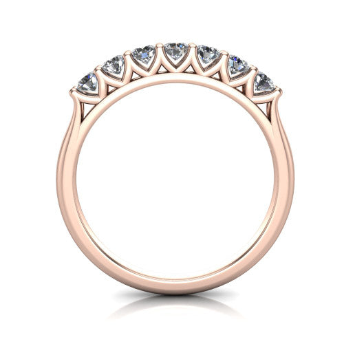 Eden - Women's 14k Gold Diamond Wedding Ring 14K Rose Gold - Natural Diamond