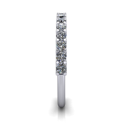 Josie - Women's 14k Gold Diamond Wedding Ring 14K White Gold - Natural Diamond
