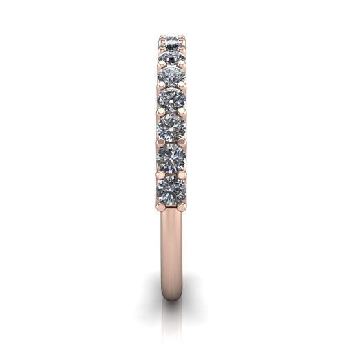Josie - Women's 14k Gold Diamond Wedding Ring 14K Rose Gold - Natural Diamond