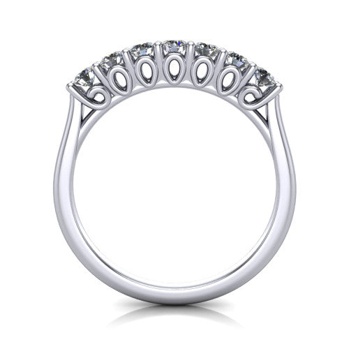 Bianca - Women's 14k Gold Diamond Wedding Ring Platinum - Natural Diamond
