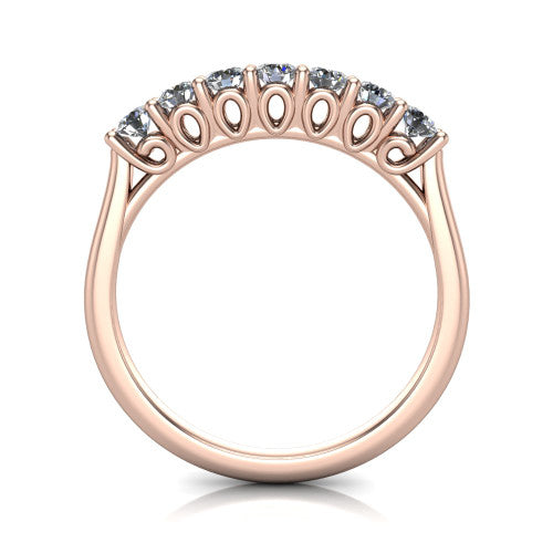 Bianca - Women's 14k Gold Diamond Wedding Ring 14K Rose Gold - Natural Diamond