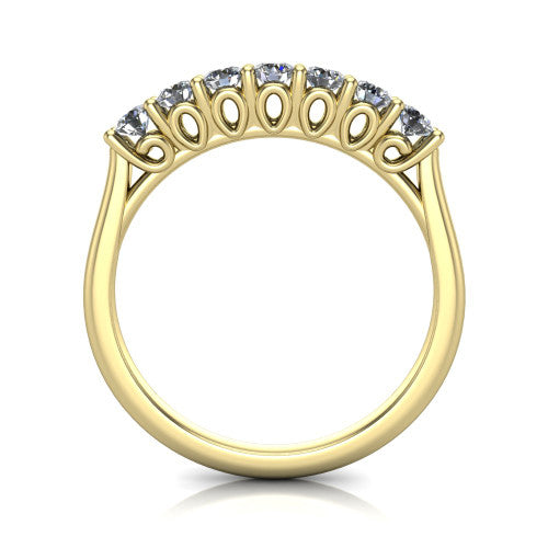 Bianca - Women's 14k Gold Diamond Wedding Ring 14K Yellow Gold - Natural Diamond