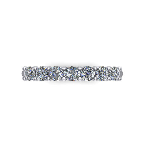 Bianca - Women's 14k Gold Diamond Wedding Ring 14K White Gold - Natural Diamond