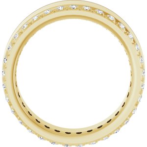 Diamond - Sofia - 14K Yellow Gold 1/4 CTW Natural Diamond Accented Band Size 4