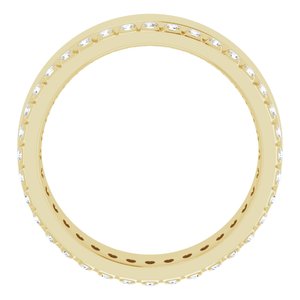 Diamond - Sofia - 14K Yellow Gold 1/3 CTW Lab-Grown Diamond Accented Band Size 6