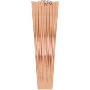 Classic - Rocio - 14K Rose Gold .05 CTW Natural Diamond Accented Band