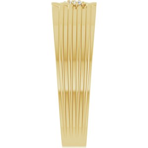 Classic - Rocio - 14K Yellow Gold .05 CTW Natural Diamond Accented Band