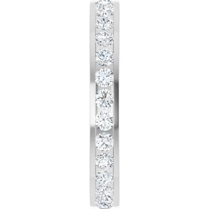 New Trends - Ines - 14K White Gold 7/8 CTW Lab-Grown Diamond  Eternity Band Size 7
