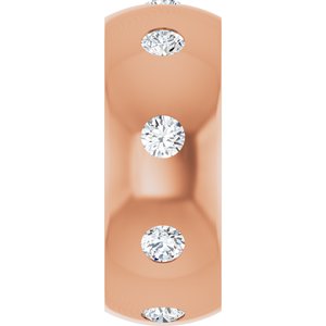 Unique - Leo - 14K Rose Gold 3/4 CTW Lab-Grown Diamond Band