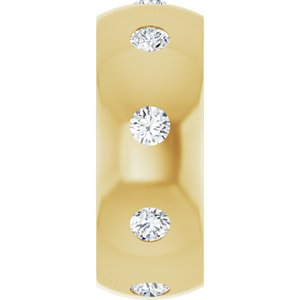 Unique - Leo - 14K Yellow Gold 3/4 CTW Natural Diamond Band