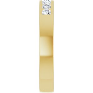 New Trends - Zaira - 14K Yellow Gold 1/4 CTW Lab-Grown Diamond Anniversary Band