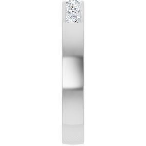 New Trends - Zaira - 14K White Gold 1/4 CTW Lab-Grown Diamond Anniversary Band