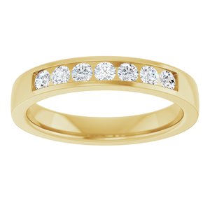 New Trends - Zaira - 14K Yellow Gold 1/4 CTW Lab-Grown Diamond Anniversary Band