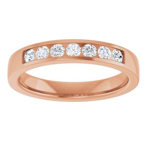 New Trends - Zaira - 14K Rose Gold 1/4 CTW Lab-Grown Diamond Anniversary Band