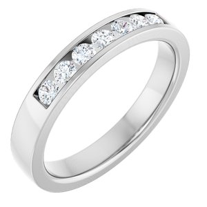 New Trends - Zaira - 14K White Gold 1/4 CTW Lab-Grown Diamond Anniversary Band