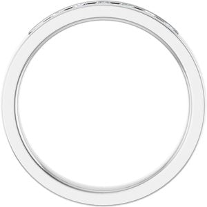 New Trends - Zaira - 14K White Gold 1/4 CTW Lab-Grown Diamond Anniversary Band