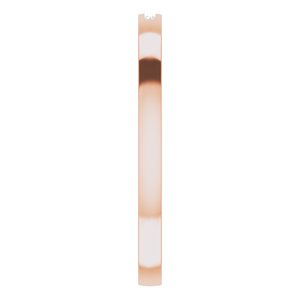Hammered - Miles - 14K Rose Gold .02 CTW Natural Diamond Anniversary Band