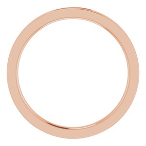 Hammered - Miles - 14K Rose Gold .02 CTW Lab-Grown Diamond Anniversary Band