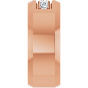 Unique - Ethan - 14K Rose Gold 1/2 CTW Lab-Grown Diamond Band