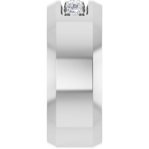 Unique - Ethan - 14K White Gold 1/2 CTW Lab-Grown Diamond Band