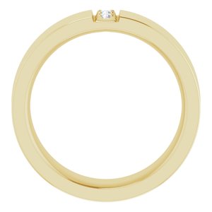 Classic - Abel - 14K Yellow Gold .05 CTW Natural Diamond Band