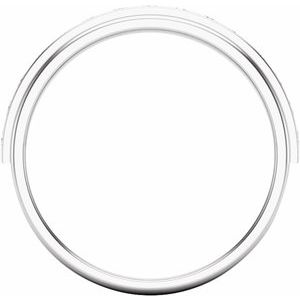 Matte - Milo - 14K White Gold 1/2 CTW Lab-Grown Diamond Channel Set Band