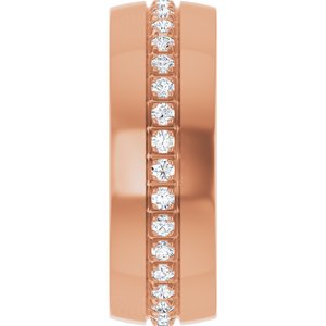 Diamond - Zoya - 14K Rose Gold 1/2 CTW Natural Diamond Band