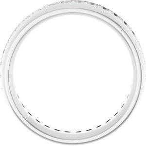 Diamond - Zoya - 14K White Gold 1/2 CTW Natural Diamond Band
