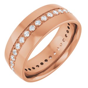 Diamond - Zoya - 14K Rose Gold 1/2 CTW Natural Diamond Band