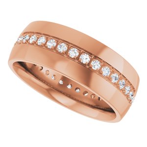 Diamond - Zoya - 14K Rose Gold 1/2 CTW Natural Diamond Band