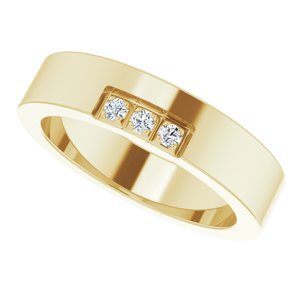 Classic - Callum - 14K Yellow Gold .04 CTW Natural Diamond Band