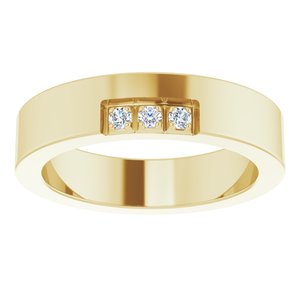 Classic - Callum - 14K Yellow Gold .04 CTW Natural Diamond Band