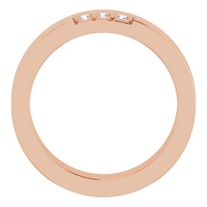 Classic - Callum - 14K Rose Gold .04 CTW Natural Diamond Band