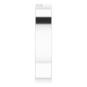 Classic - Callum - 14K White Gold .04 CTW Natural Diamond Band