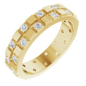 Classic - Ronan - 14K Yellow Gold 1/3 CTW Natural Diamond Band