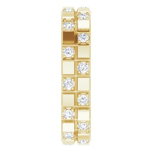 Classic - Ronan - 14K Yellow Gold 1/3 CTW Natural Diamond Band