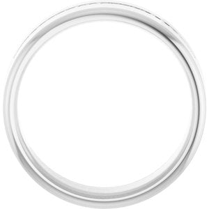 Diamond - Elif - 14K White Gold 0.08 CTW Natural Diamond Band