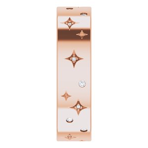 Diamond - Eloise - 14K Rose Gold 1/8 CTW Natural Diamond Star Band Size 11
